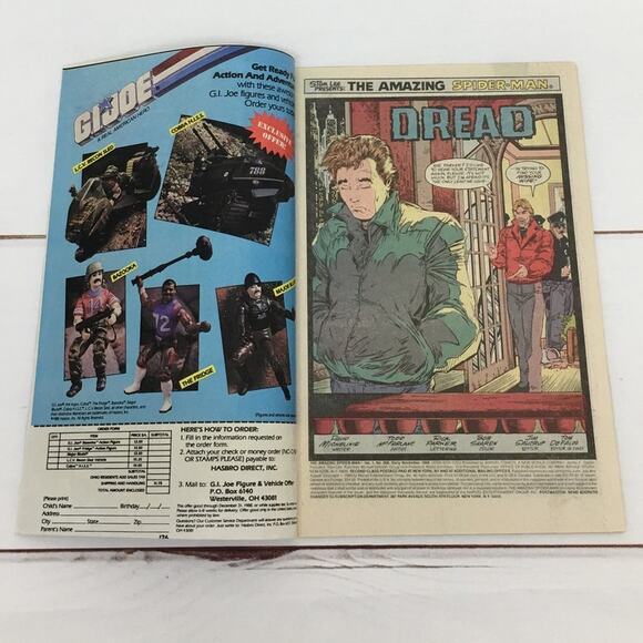 The Amazing Spider-Man #308 Marvel Comics Nov 1988 Task Master Jonathan Caesar - Picture 7 of 16